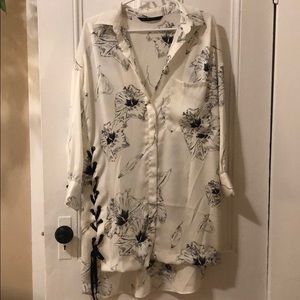 Zara shirt dress